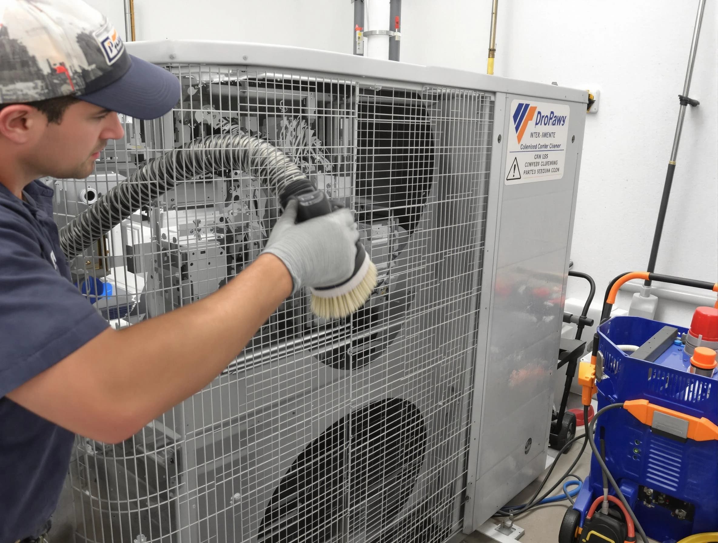 Elk Ridge Air Duct Cleaning specialist performing precision AC coil cleaning for improved system performance in Elk Ridge