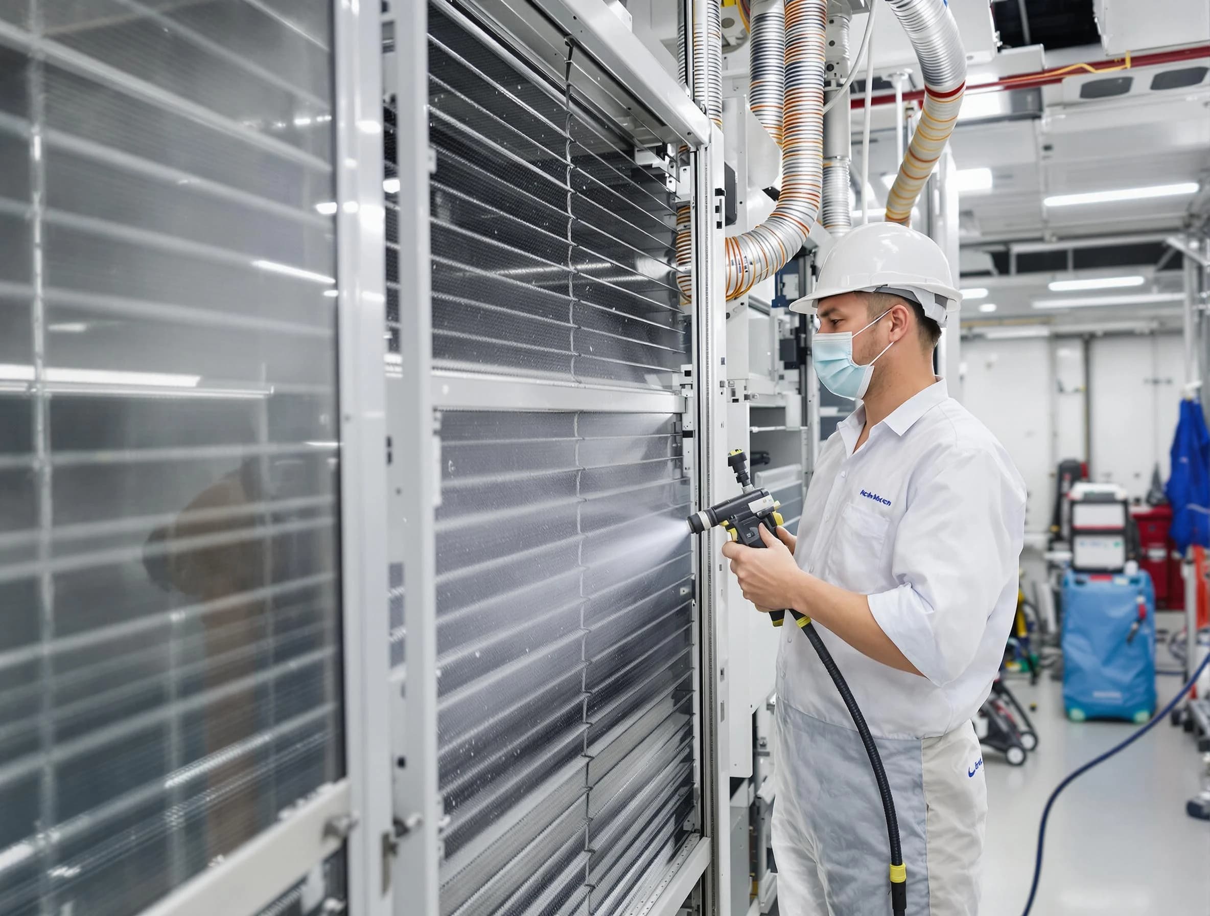 Professional AC coil cleaning by Elk Ridge Air Duct Cleaning in Elk Ridge