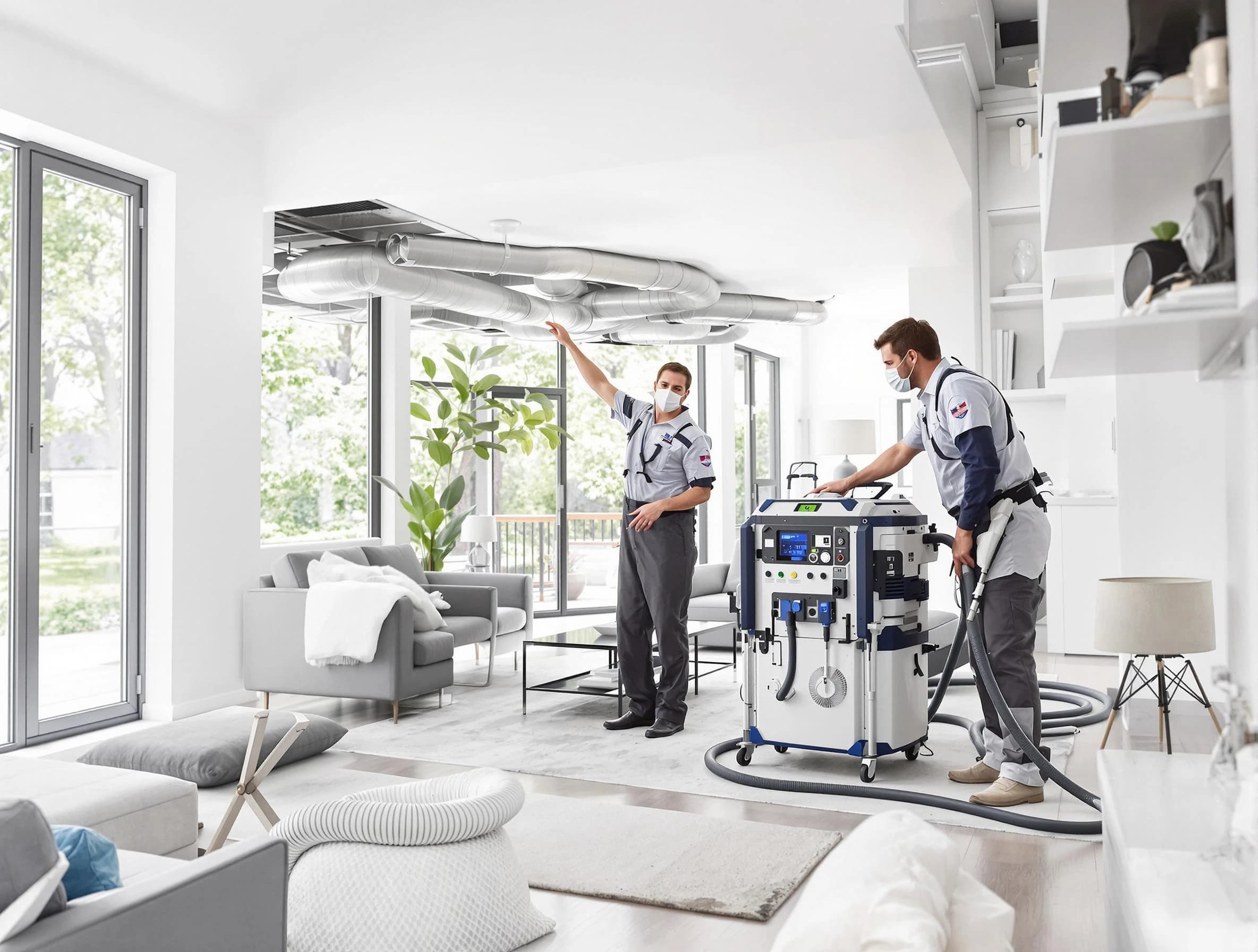 Elk Ridge Air Duct Cleaning professional conducting pure air duct cleaning with state-of-the-art equipment in Elk Ridge