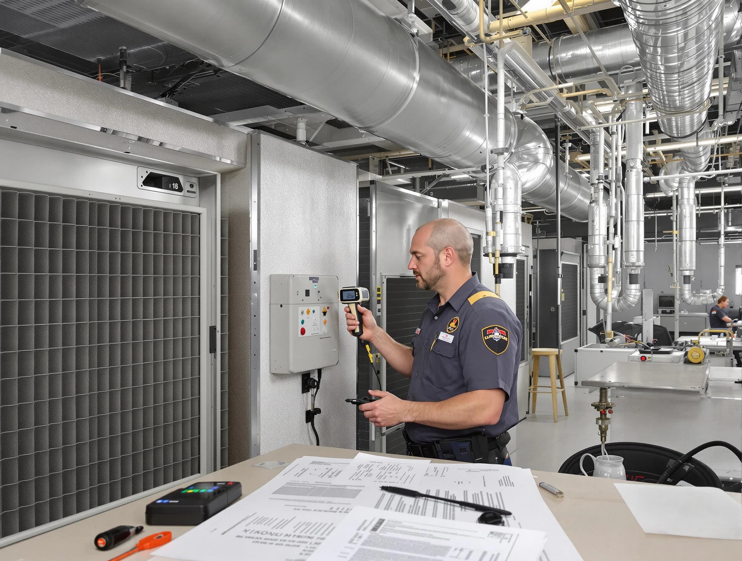 Professional filter system inspection by Elk Ridge Air Duct Cleaning in Elk Ridge