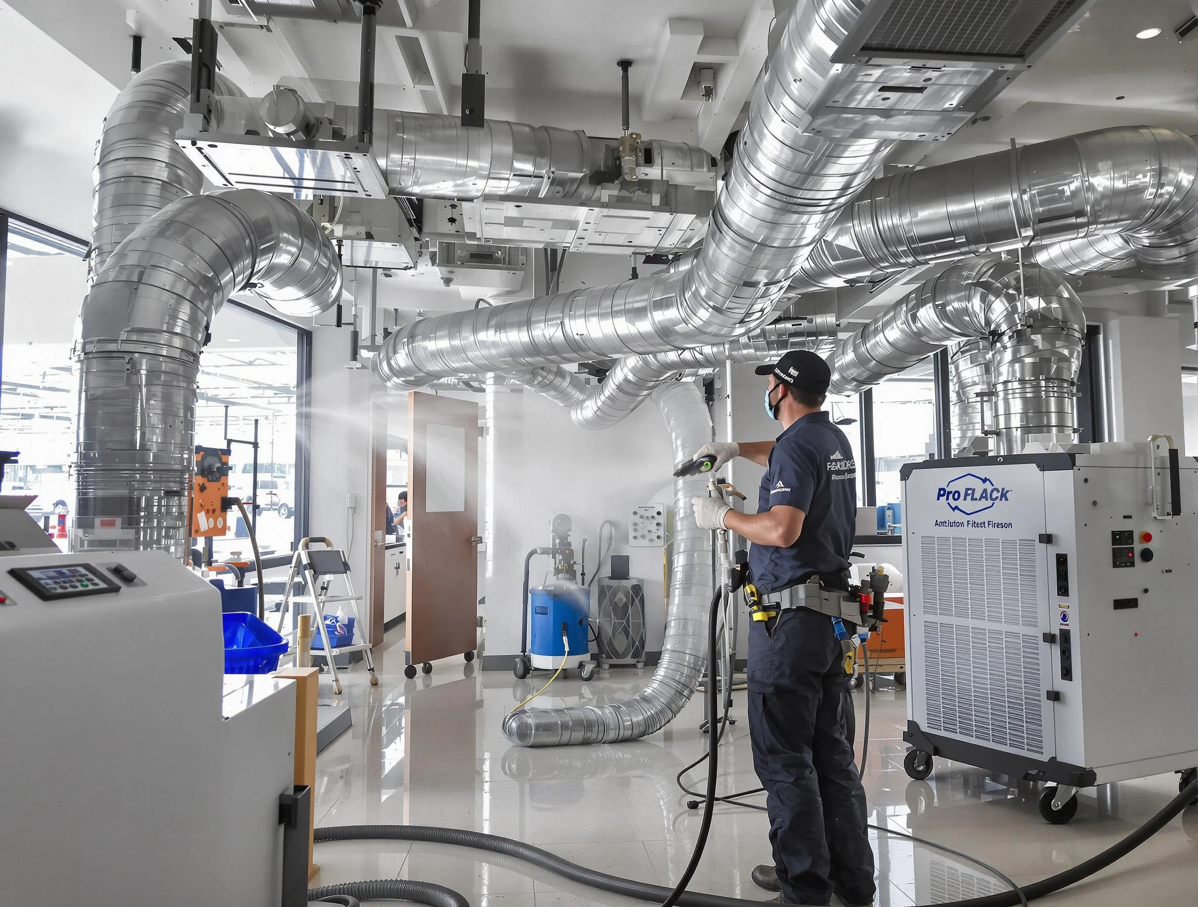 Negative Pressure Air Duct Cleaning in Elk Ridge