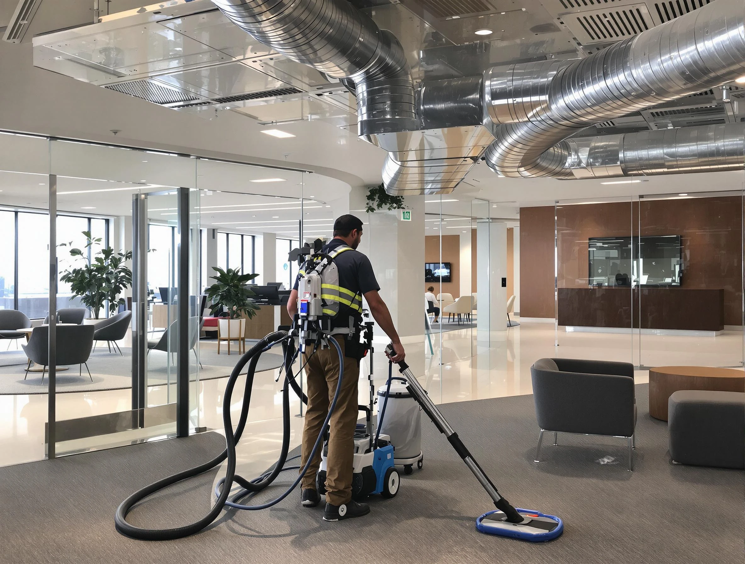 Commercial duct cleaning service by Elk Ridge Air Duct Cleaning in Elk Ridge