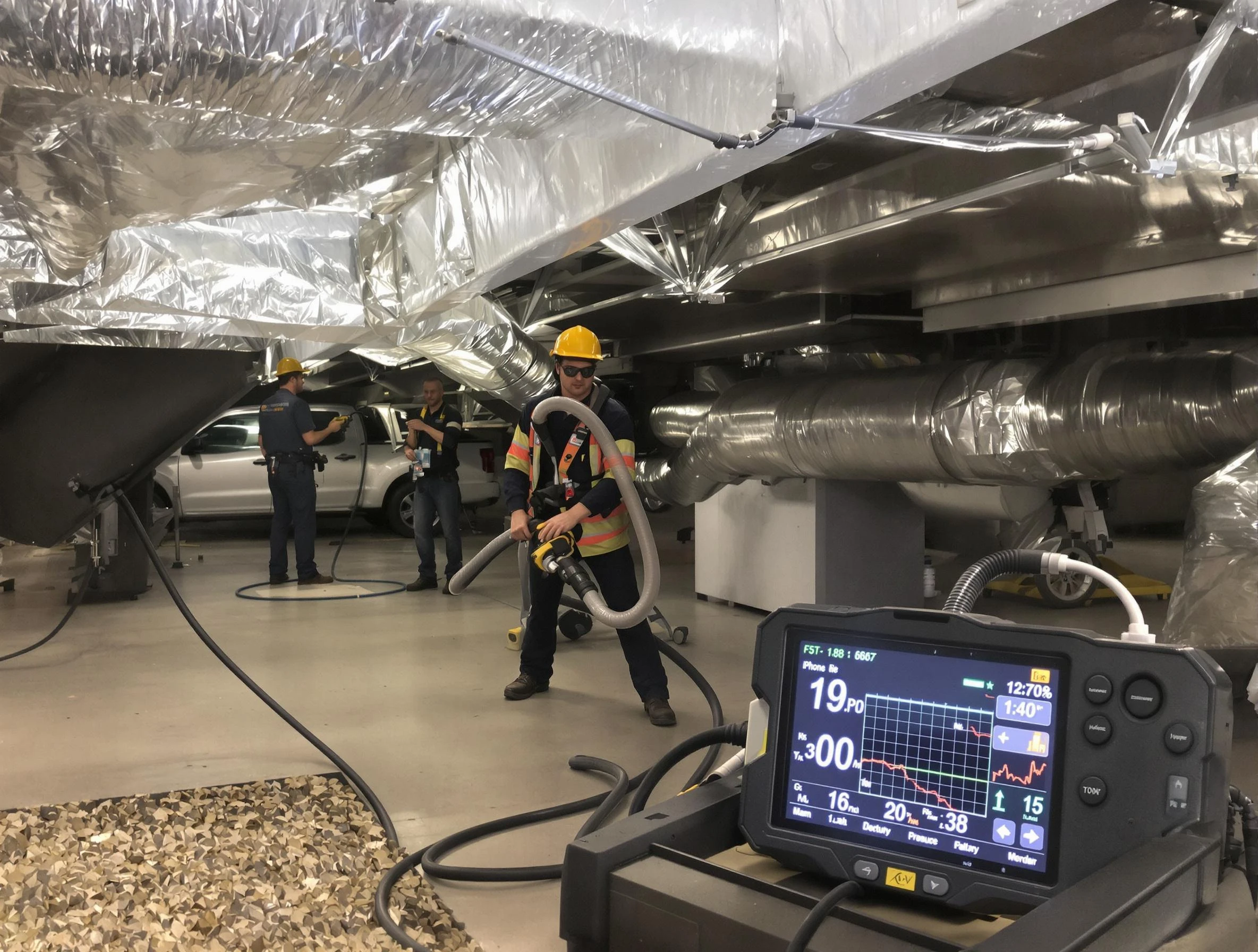 Professional negative pressure duct cleaning by Elk Ridge Air Duct Cleaning in Elk Ridge